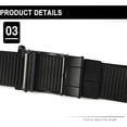 thumbnail image 4 of Men Belt Nylon Belt Webbing Canvas Outdoor Web Belt with Plastic Buckle, 4 of 6