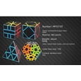 thumbnail image 3 of Cubo de Rubik de cinco caras con forma de pirámide de fibra de carbono y dragón mágico combinado alienígena SQ12345, cubo de Rubik de competición, caja de regalo, 3 of 4