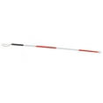 thumbnail image 1 of Folding Blind Cane, Red White Foldable Cane Strong  Safe Stable Aluminium  for Vision Impaired, 1 of 7
