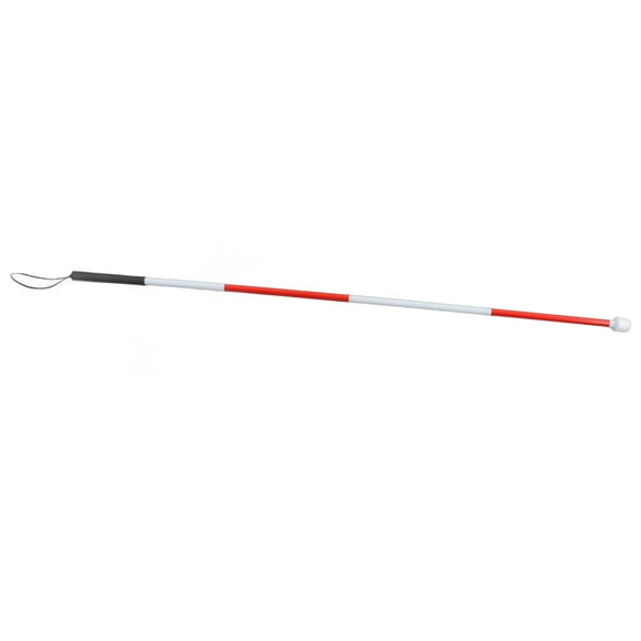 Foldable Cane, Folding Blind Cane Aluminium Portable Red White Strong for Vision Impaired