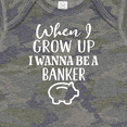 thumbnail image 4 of Inktastic Banker Future Job Boys or Girls Baby Bodysuit, 4 of 5