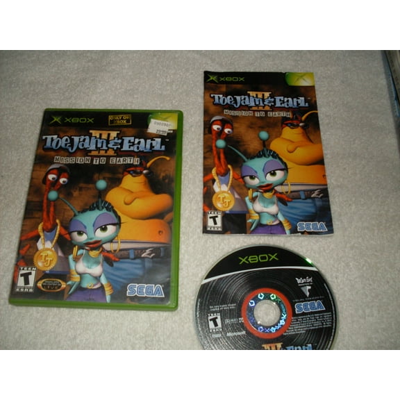 Toe Jam  Earl 3: Mission to Earth | Microsoft Xbox | 2002 | Tested