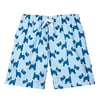 Azul Baby Boys Blue Scotty Dog Drawstring Tie Lined Swimwear Shorts