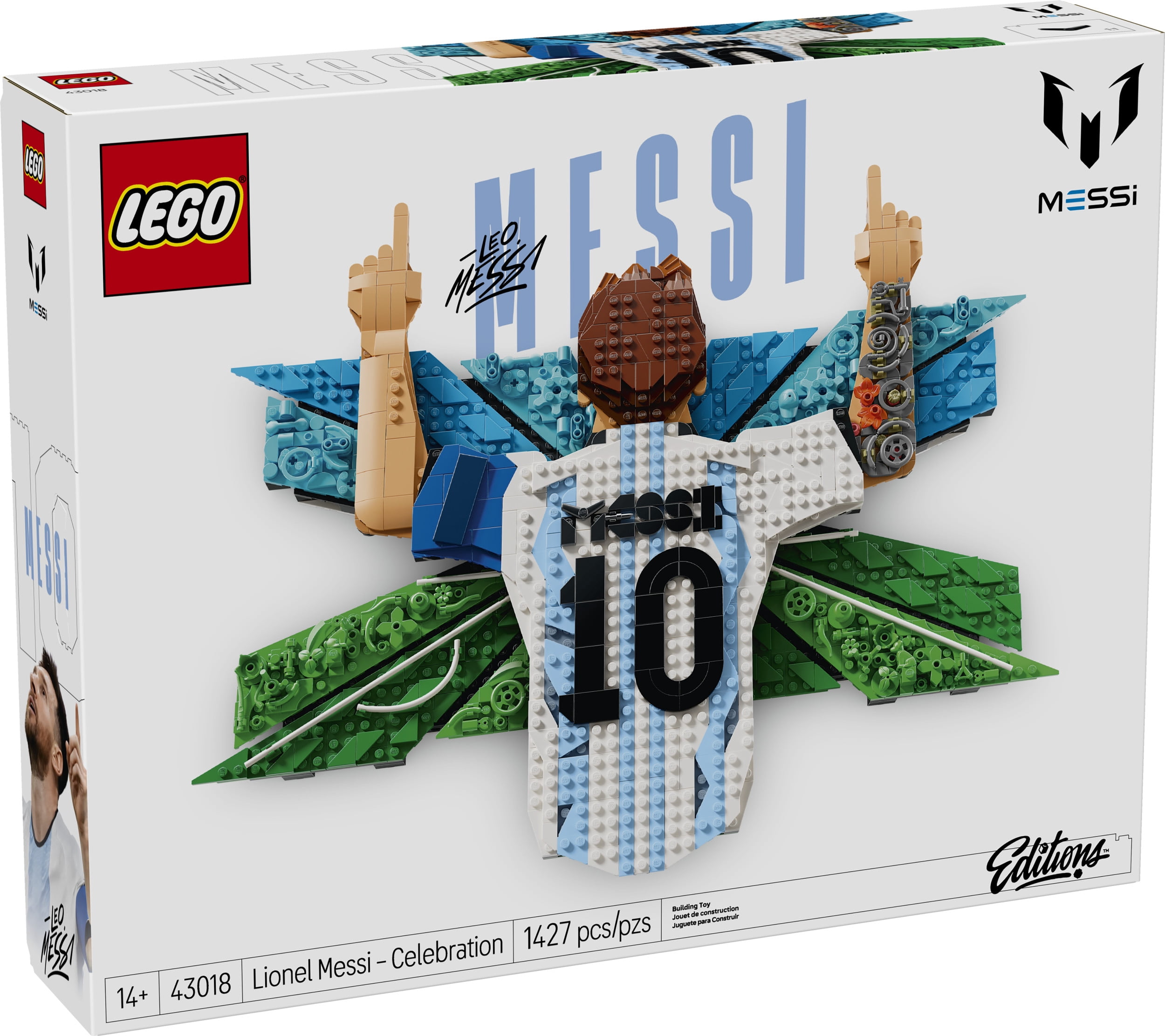 LEGO Editions Lionel Messi – La célébration, Ensemble de construction 43018