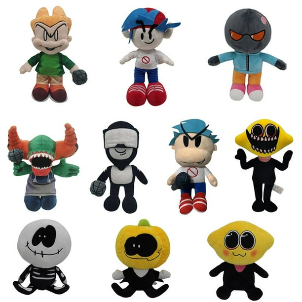 1pc Kid Funkin Plush Toy Boyfriend Soft Stuffed Toy For Boyfriend Friday Night 20-26cm zhangyuxiang LED