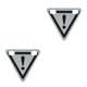 thumbnail image 4 of Señal reflectante Toystoory para bicicleta reflector triangular de metal ciclismo tipo F 2Conjunto, 4 of 6
