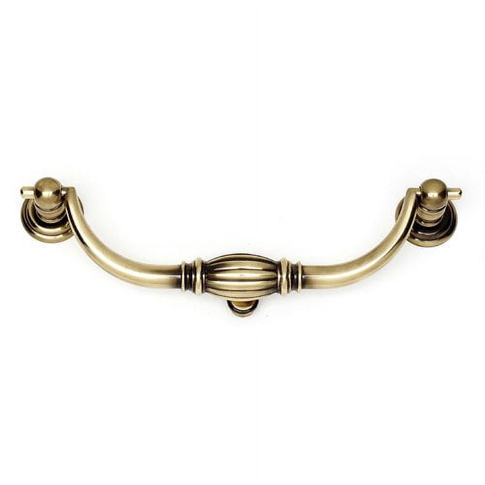 Alno 6" Bail Pull - Antique English Matte