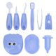 thumbnail image 2 of 9 unids/set niños juego de simulación dentista comprobar diente modelo dentista juego de rol suministros púrpura, 2 of 5