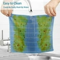 SUGARDAY Microfiber Cleaning Cloth Towels 15 Pack Reusable Dust Rags