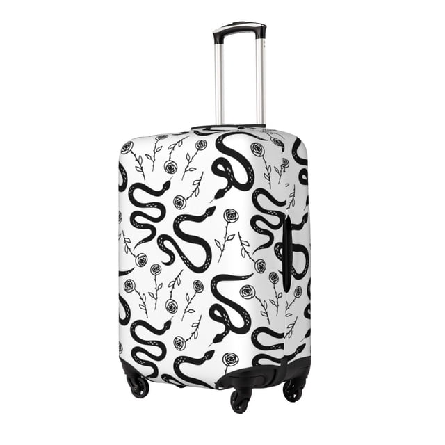 Fotbe Hand Drawn Snake Funda Protectora para Equipaje, Antirrayones y Resistente a la Suciedad, Compatible con Maletas de 18 a 32 Pulgadas-X-Large
