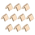 thumbnail image 1 of Unique Bargains Belt Buckle End Tips, 6mm Ribbon Crimp Clasps for DIY Gold Tone 24Pack, 1 of 6