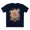 Navy, variant on Floral Shirt, Shirt with Flower, Tee Shirt with Antique Flower