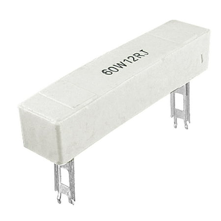 - Unique Bargains 12R 12 ohm 5% Wire Wound Ceramic Cement Resistor 60W Watt