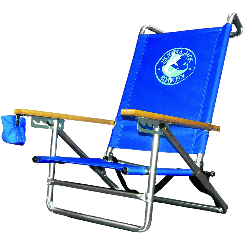 Panama Jack Aluminum 5Position Layflat Beach Chair