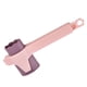 thumbnail image 1 of Clip de sellado para bolsas de plástico reutilizable para el hogar, cafeterías, etc. marrón rosa, 1 of 3