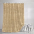 thumbnail image 3 of Shower Curtains for Bathroom, Khaki Waterproof Fabric Shower Curtain, Farmhouse Vintage Khaki Solid Color Modern Decorative Bathroom Curtain for Bathtub, 72"x84", No Hooks Included, 3 of 9