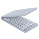 thumbnail image 2 of Teclado inalámbrico plegable ultrafino Bling Bling con Bluetooth color blanco, 2 of 12