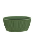 thumbnail image 2 of Ecobo 9.1 inches wide Eco-Friendly Oval Planter Box, Garoa Indoor/Outdoor use, Durable & Versatile, Designed by Brazilian Artisans, Contemporary All-Weather Design – Green, 2 of 5