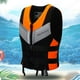 thumbnail image 1 of Chalecos salvavidas para adultos, chaleco salvavidas de neopreno, deportes acuáticos para canotaje, kayak (naranja XL), 1 of 9