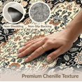 thumbnail image 6 of ODIKA 2'x3' Washable Doormat Hallway Boho Distressed Damask Vintage Ornamental Border Ornate for Entryway, Kitchen, Laundry Room, Non-Slip, Low Pile, 6 of 7