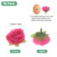 thumbnail image 3 of Uxcell 50 Paquete de Cabezas de Rosas Artificiales 1.2'' Pequeñas Cabezas de Rosa de Seda Falsa para Decoraciones de Ramo de Boda Fiesta Rojo Rosa, 3 of 7