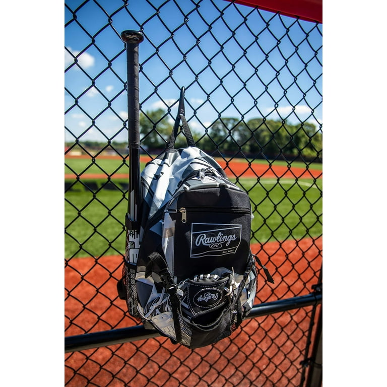 Rawlings Remix Youth Tball and Baseball Backpack Bags Black - Walmart.com