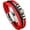 Red, variant on Tree of Life Leather Bracelets, Mens Multi-Layer Braided Religious Boho Charms Women Cuff Bracelets with Alloy Clasp Anniversary Father's Day Birthday Christmas Jewelry Gifts for Him