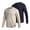 Navy/Oyster, variant on Southpole Mens Thermal Shirts - Crewneck and Henley Top Long Sleeve Thermal Shirts for Men 2 Pack