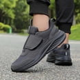 thumbnail image 5 of Diabetic Shoes for Men on Orthopedic Adjustable Sneakers Wide Comfortable Walking Breathable Swollen feet Barefoot Shoe for Relief Foot Pain Neuropathy, 5 of 8