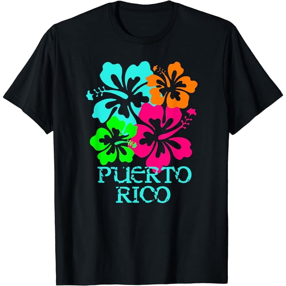 Puerto Rico Beach Tropical Paradise Travel Surf Ocean Vacay T-Shirt Black X-Large
