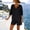 Black, variant on Women's 2 Piece Outfits Lightweight Hooded Zip Up Windbreaker Jacket and Drawstring Shorts Set Vacation Loungewear Orange L