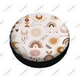 thumbnail image 5 of Motif Dessiné à la Main Boho Motif Polyester Universel Roue de Rechange Housses de Roues pour Remorque RV SUV Camion Campeur, 5 of 5