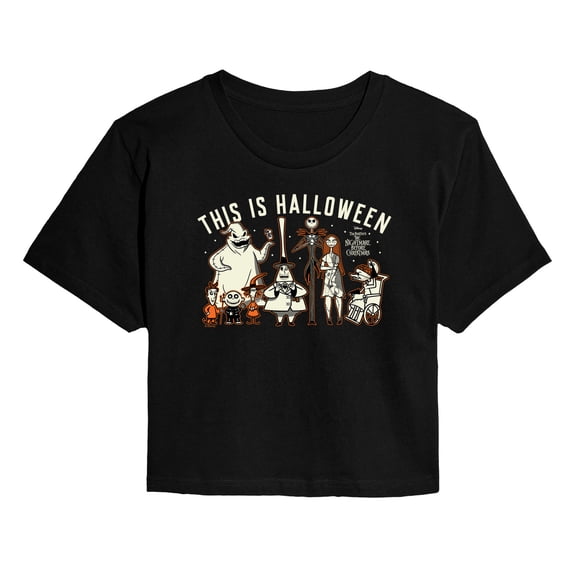 The Nightmare Before Christmas - This Is Halloween Cropped Graphic T-Shirt