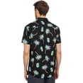 thumbnail image 4 of Rip Curl Men's BLACK MULTI Oasis Party Short Sleeve Woven Shirt, X-Large, 4 of 5