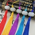 thumbnail image 2 of U8MO Beads lotus pendant tassel Trim Crafts jewelry making DIY 27 color-pink, 2 of 9