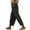 Black, variant on Yubnlvae Women's High Waist Wide Leg Cropped Pants with Pockets Black L