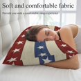 thumbnail image 6 of 4th of July Pillow Covers 20x26 Inch Standard Size, Blue Red Star Striped Independence Day Decorative Pillowcase with Zipper, Microfiber Breathable Pillowcases for Sofa Bed Living Room, 6 of 9