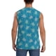 thumbnail image 4 of Fotbe Sea Turtle Men's Camiseta sin Mangas Estampada para Hombres, Playera Casual para Gimnasio, Entrenamiento, Playa-Large, 4 of 7