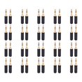 thumbnail image 1 of 2 Uds 3 5mm Polos Audio Jack Enchufe Estéreo Conectores DIY, 1 of 6