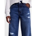 thumbnail image 4 of Wonder Nation Girls Straight Leg Jeans, Sizes 5-18, 4 of 9
