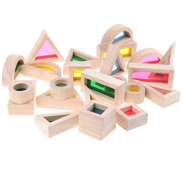 Blocs de Construction en Bois Blocs de Construction Apprentissage