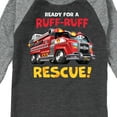 thumbnail image 3 of Paw Patrol - Ruff Ruff Rescue - Toddler And Youth Raglan Graphic T-Shirt, 3 of 7