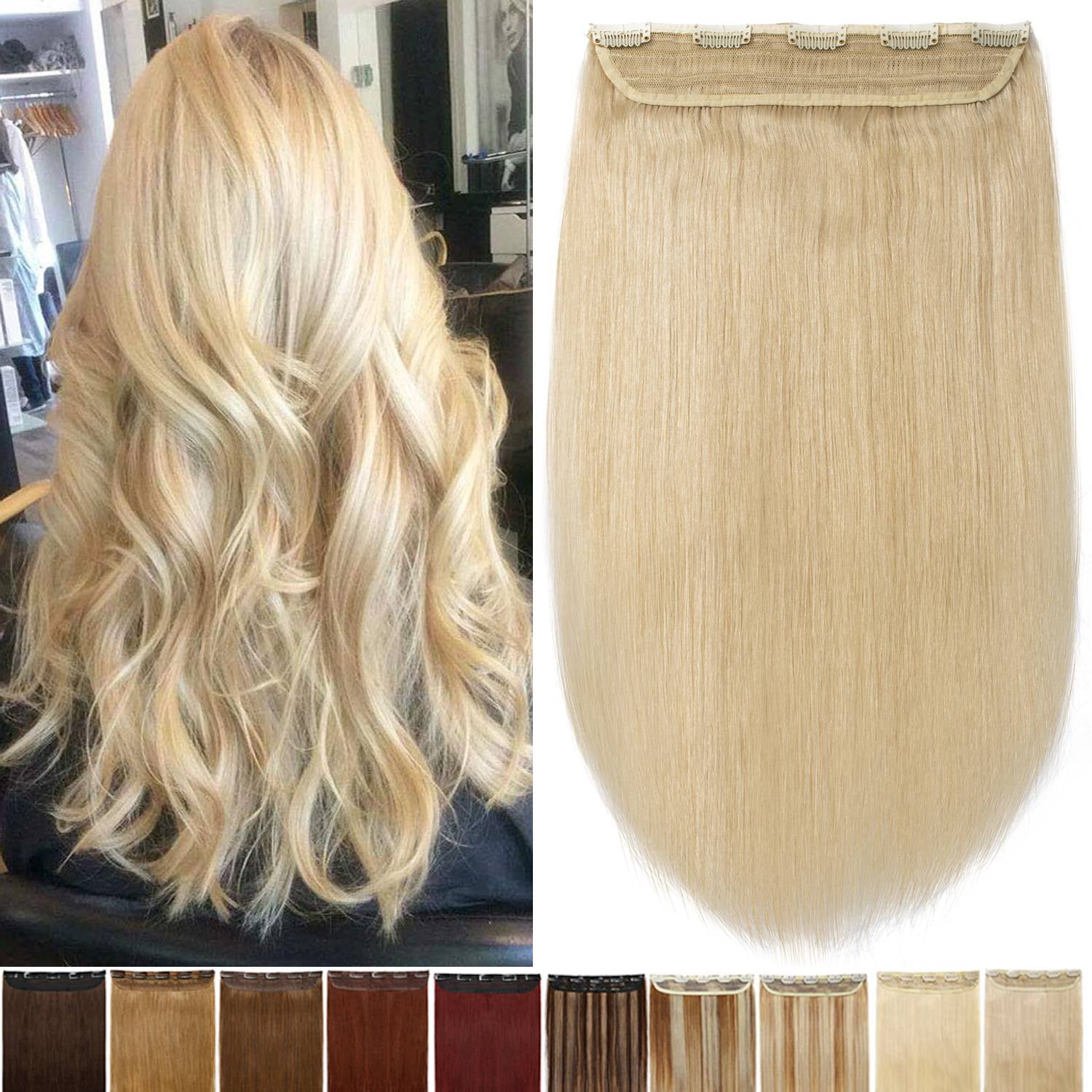 Tape in Hair Extension Human Hair Platinum Blonde #60 16’’Long Straight 100% US