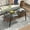 Gray Glass and Brown, variant on Sumdeal 38.58“ Rectangle Coffee Table,2-Tier Tempered Glass Tabletop with Metal Legs, Modern Center Accent Table Simple Cocktail Tables for Living Room,Brown Glass and Brown