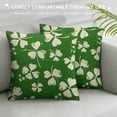 thumbnail image 3 of Creowell St. Patrick's Day Throw Pillow Covers Square Accent Farmhouse Decorative Pillowcases Cushion Covers for Home Décor Living Room Sofa Couch Bedroom, 3 of 5