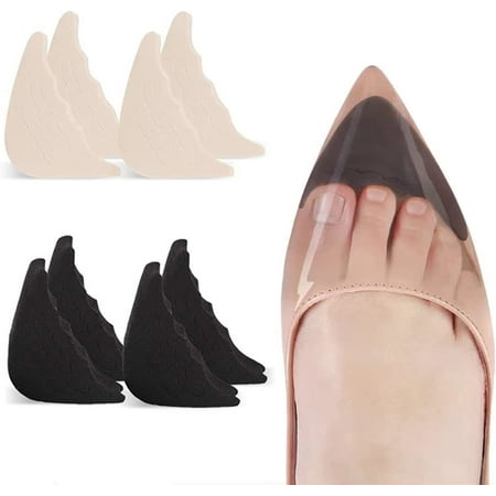 

Reusable Toe Filler Inserts Adjustable Toe Plug Shoe Too Big Inserts for Women Men Pumps Flats Sneakers (4 Pairs)