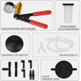 JINZHOUJZ Hand Held Vacuum Brake Bleeder with Hand Vacuum and Adapters