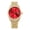 Red, variant on Luxury Sapphire Automatic Mechanical Watch, Men Iced Out VVS Moissanite Style