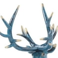 thumbnail image 3 of 1 Pair Lover Deer Statue Retro Deer Sculpture Blue Statue Bedroom Book Shelf, 3 of 11