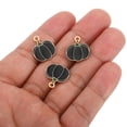 thumbnail image 4 of Uxcell Pumpkin Pendants, 27 Pack Enamel Pumpkin Beads Metal Pumpkins Charm for Jewelry Making, Black, 4 of 6